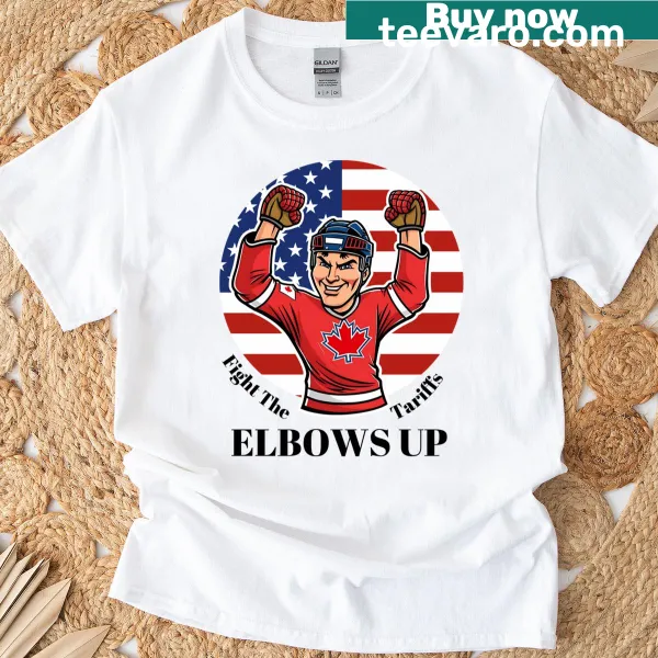 T-shirt with Classic Canada USA Tariff Fight graphic