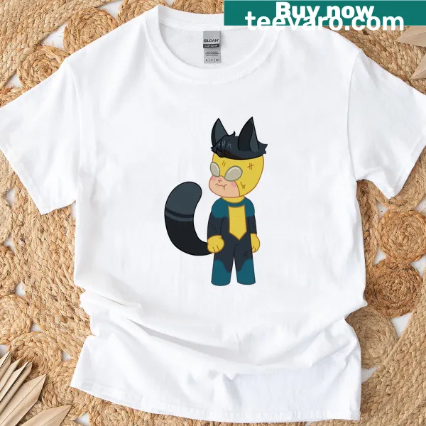 Adorable T-shirt featuring a playful cat graphic labeled 'Meow Meow'