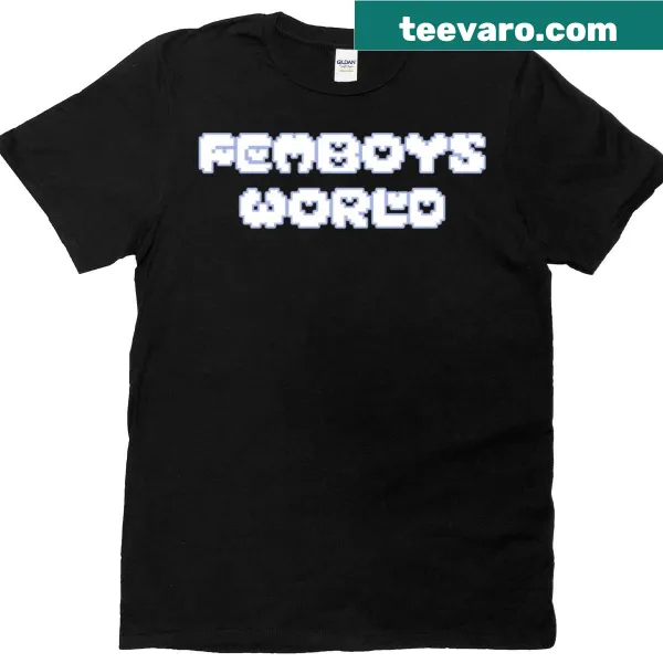 Femboys World t-shirt featuring a captivating graphic