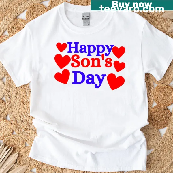 Playful graphic celebrating National Sans Day on T-shirt