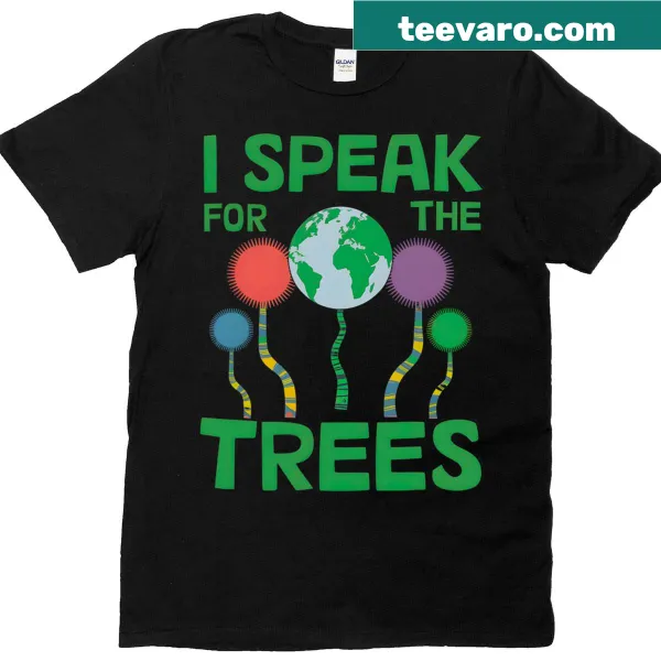 Earth Day graphic t-shirt encouraging kids to advocate for trees and the planet