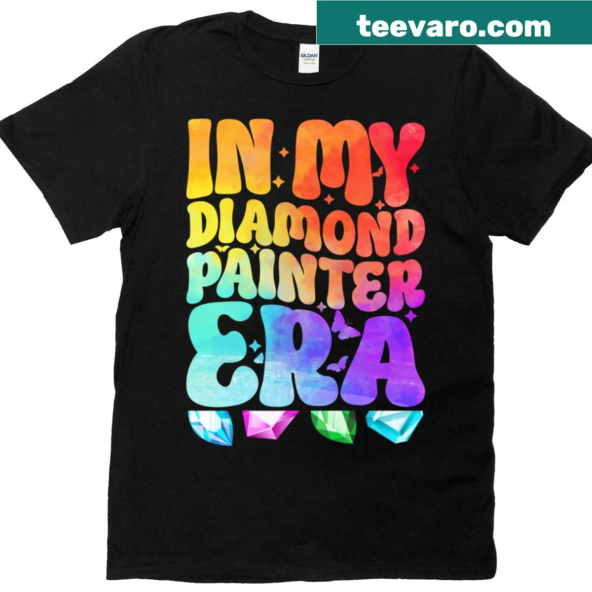 Engaging tee celebrating the art of diamond painting. — on a men's t-shirt