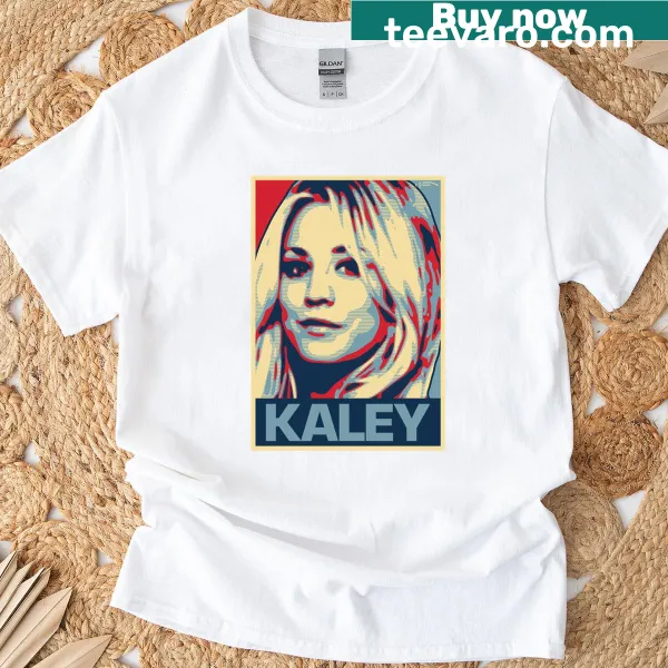 Text t-shirt featuring the name 'Kaley'