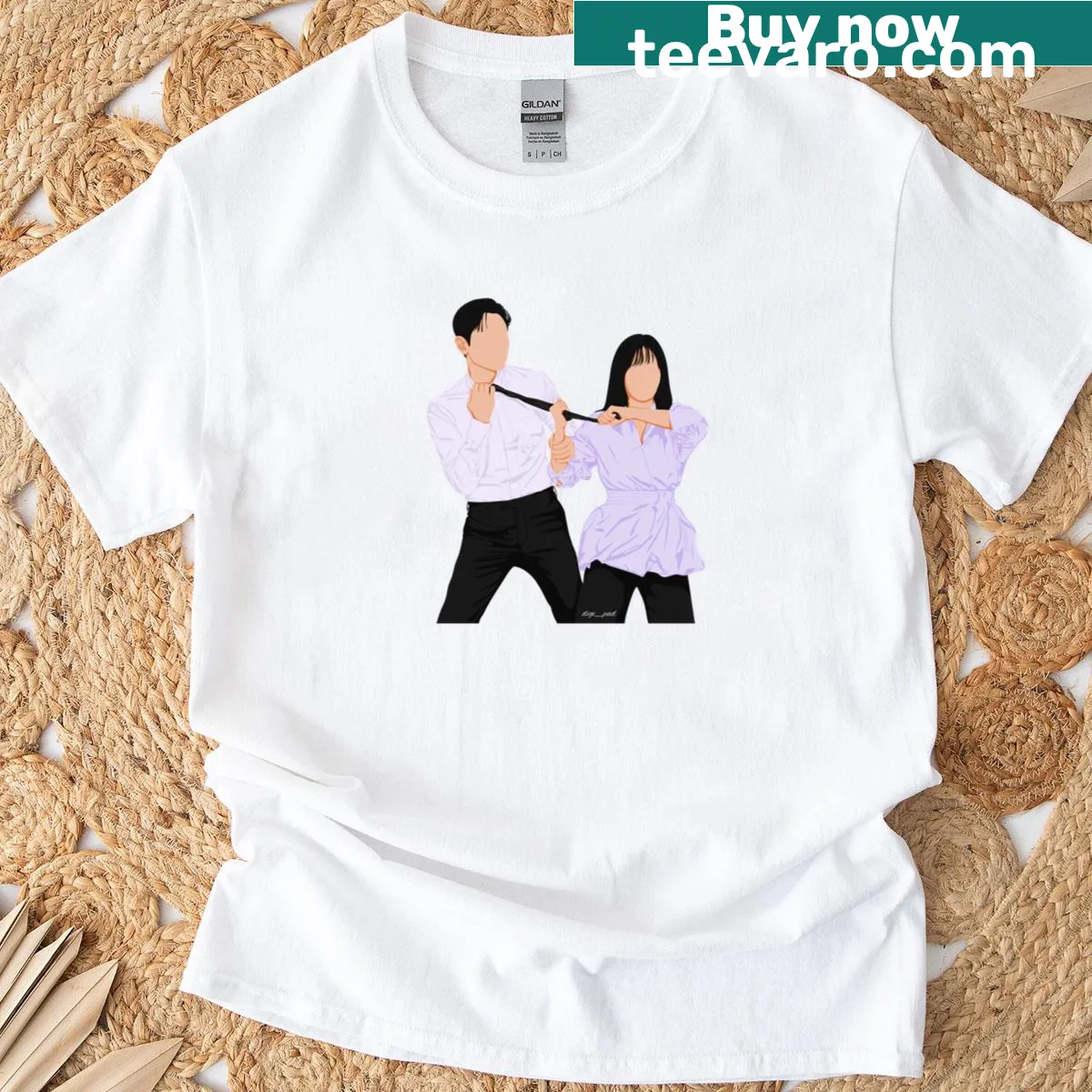 Inspirational T-shirt featuring the phrase Love Your Enemy — on a men's t-shirt