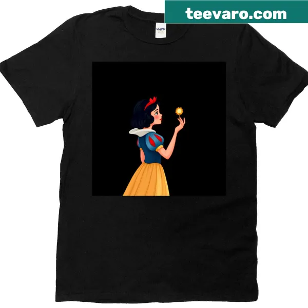 Whimsical t-shirt design featuring a princess illustration