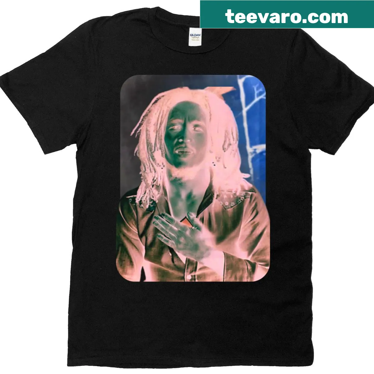 Bob Marley inspired T-shirt with a powerful revolt message — on a men's t-shirt