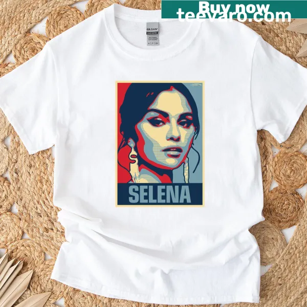 Artistic tee honoring Selena with a heartfelt design