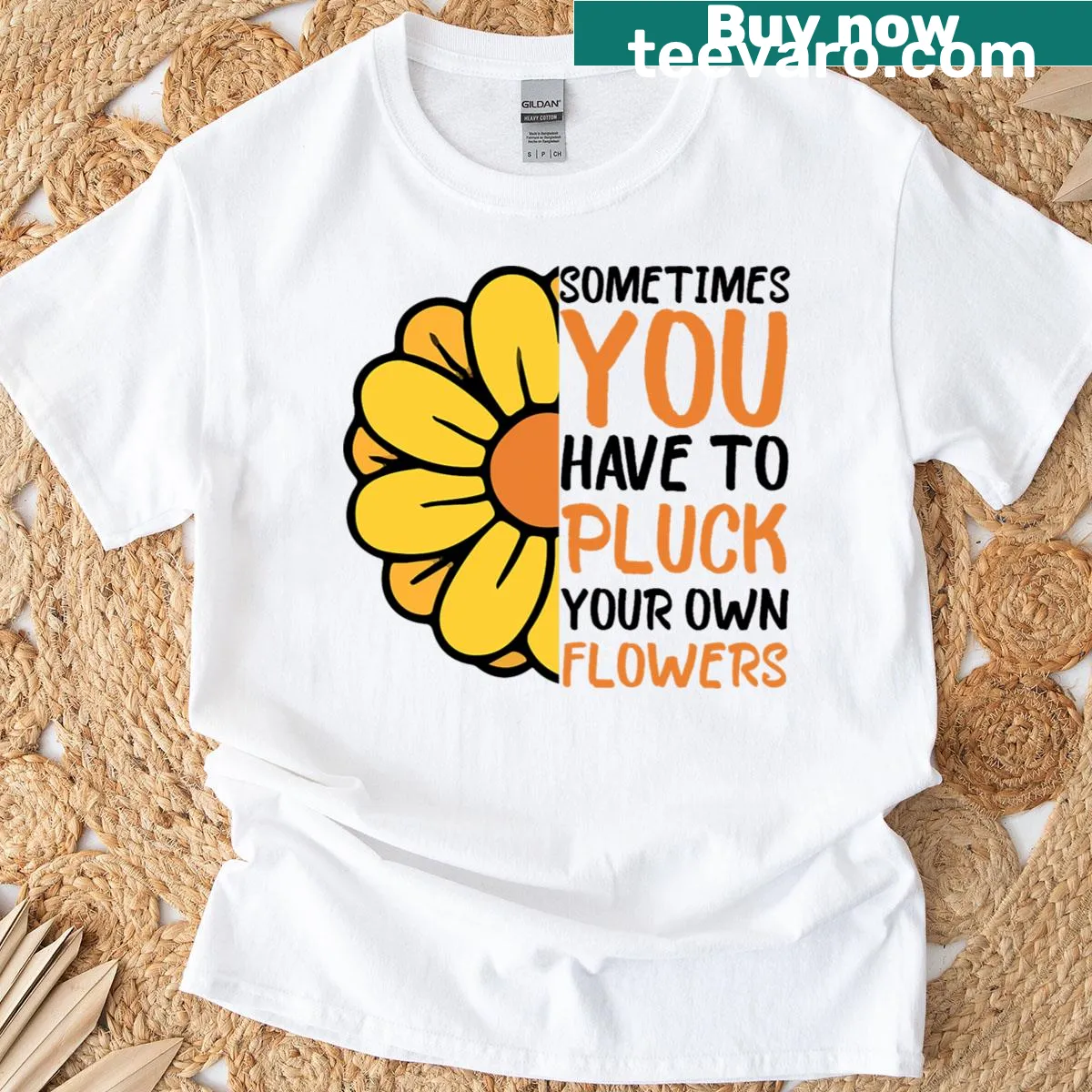 T-shirt featuring a meaningful quote about self-care — on a men's t-shirt