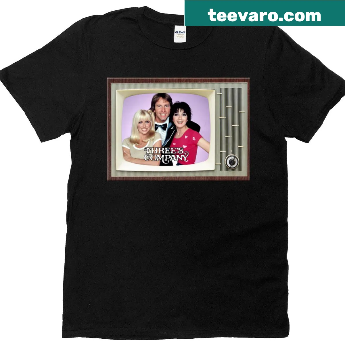 Vintage t-shirt featuring a girl and movie graphic — on a men's t-shirt