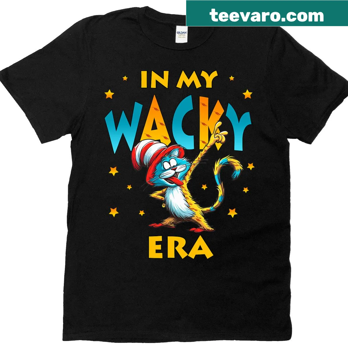 Playful t-shirt celebrating wacky outfits for men and kids — on a men's t-shirt