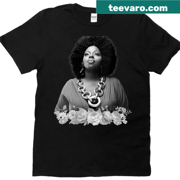 In Memory V-neck t-shirt with sentiment and illustration