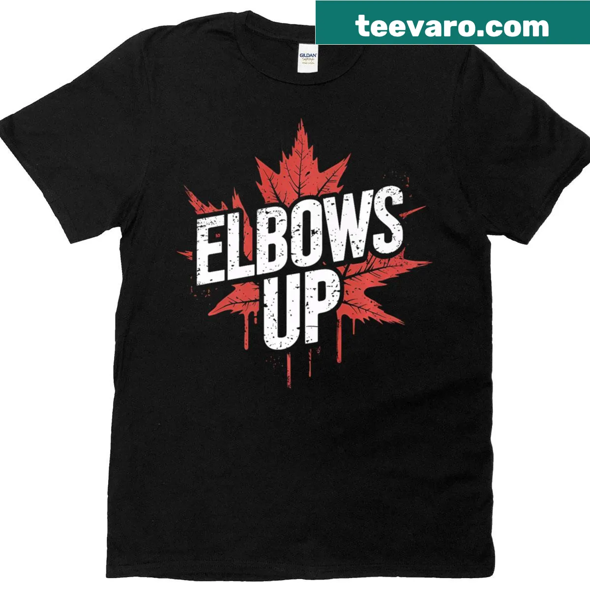Retro Canada-themed t-shirt with a nostalgic design — on a men's t-shirt