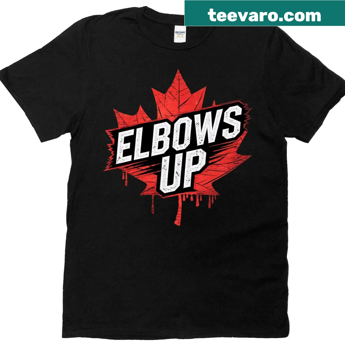 Vintage retro tee representing Canadian pride and heritage — on a men's t-shirt