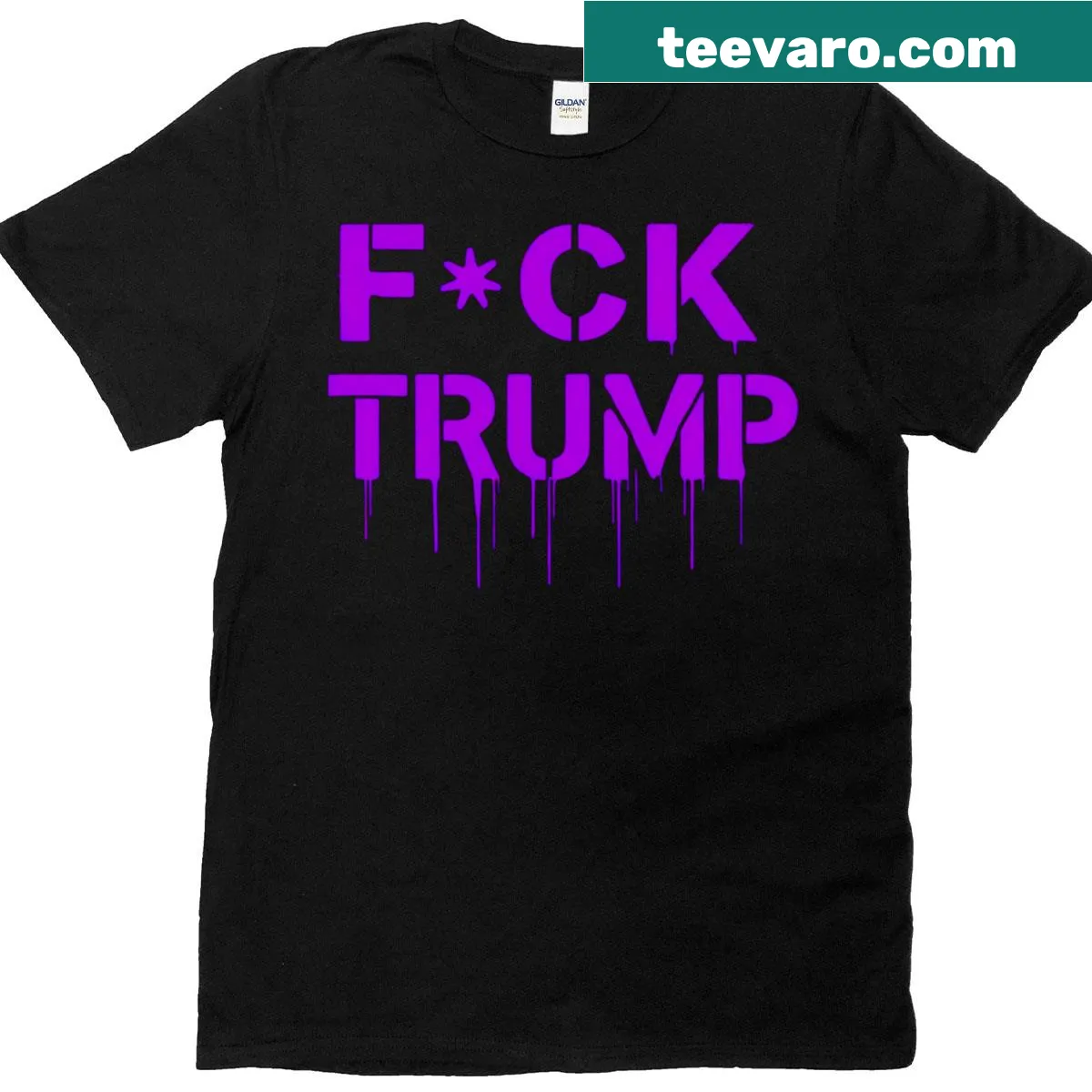 T-shirt with bold anti-Trump graphics — on a men's t-shirt