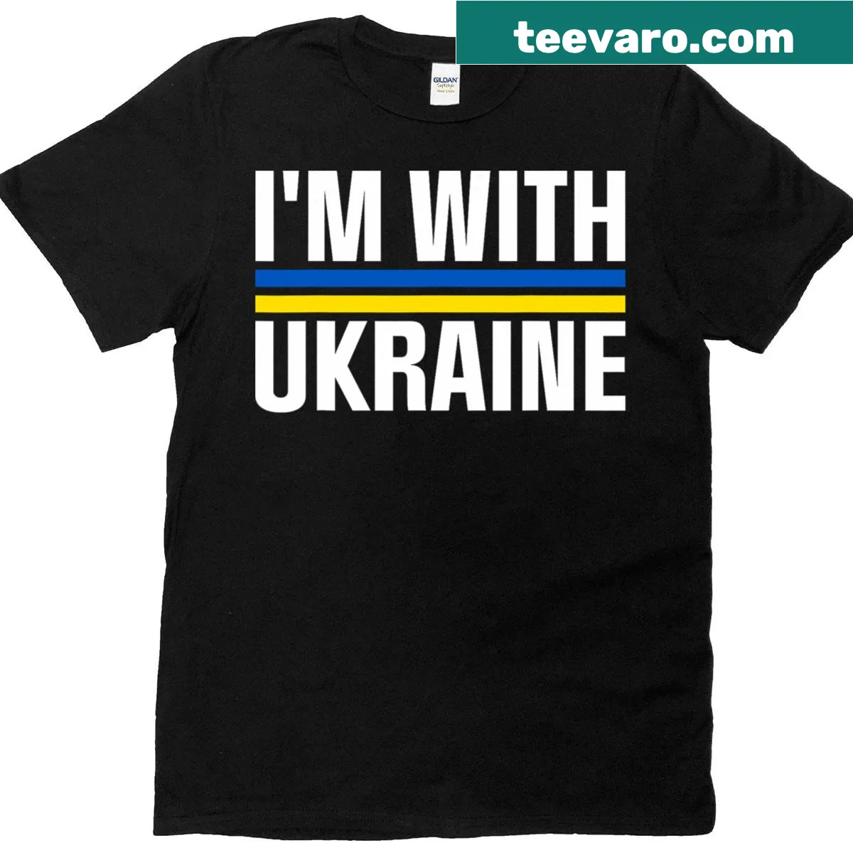 Support Ukraine T-shirt for men with bold messaging — on a men's t-shirt