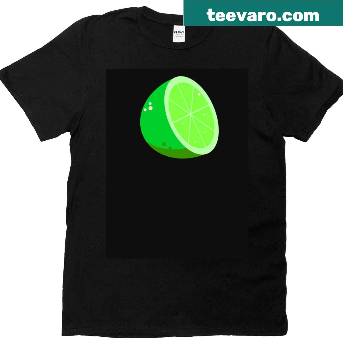 T-shirt featuring minimalist design with the word 'Limon' — on a men's t-shirt