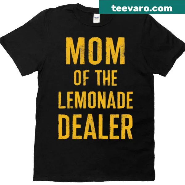Funny T-shirt celebrating proud moms of lemonade stand entrepreneurs.