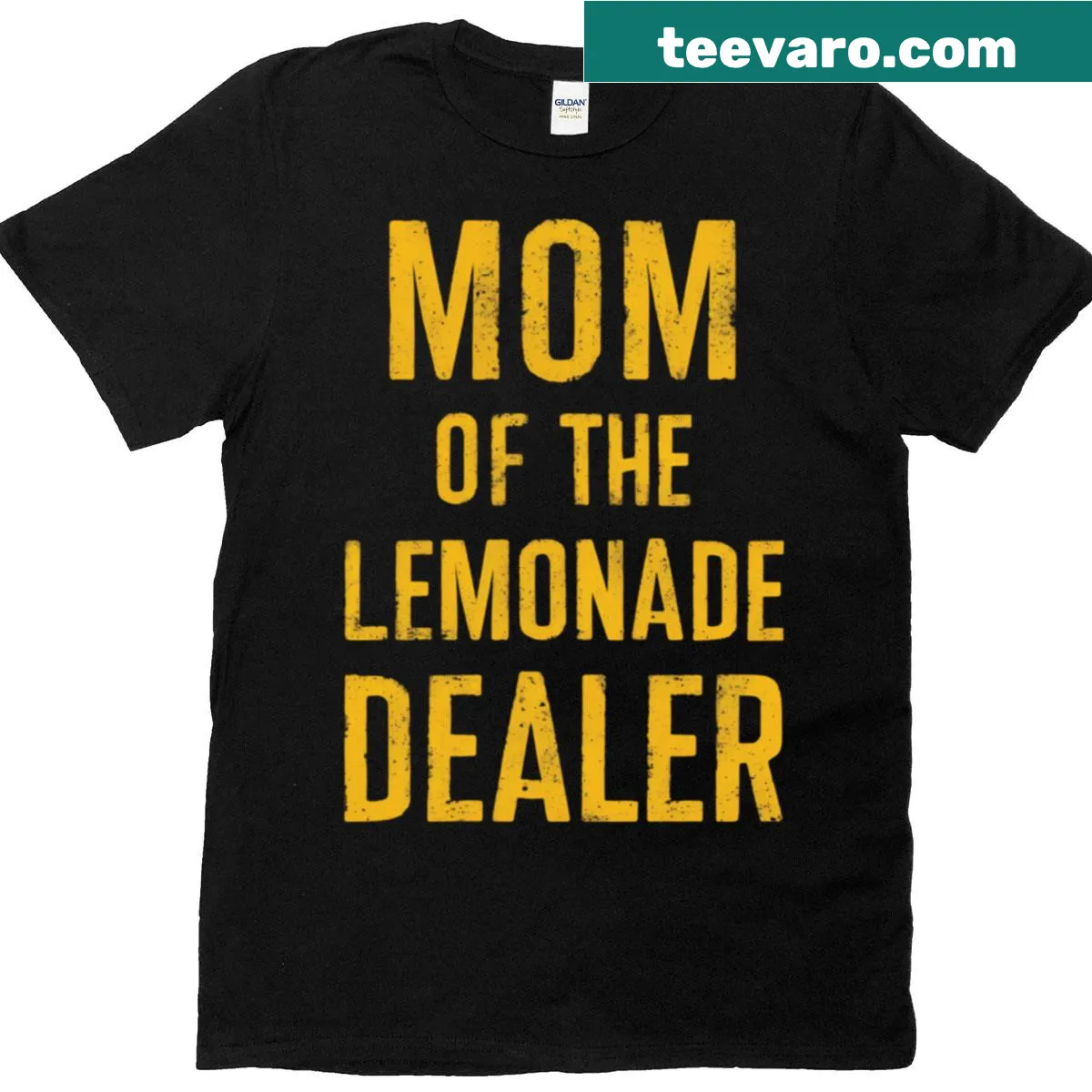 Funny T-shirt celebrating proud moms of lemonade stand entrepreneurs. — on a men's t-shirt