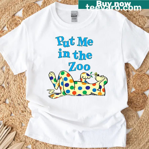 Fun T-shirt with a whimsical zoo theme for kids