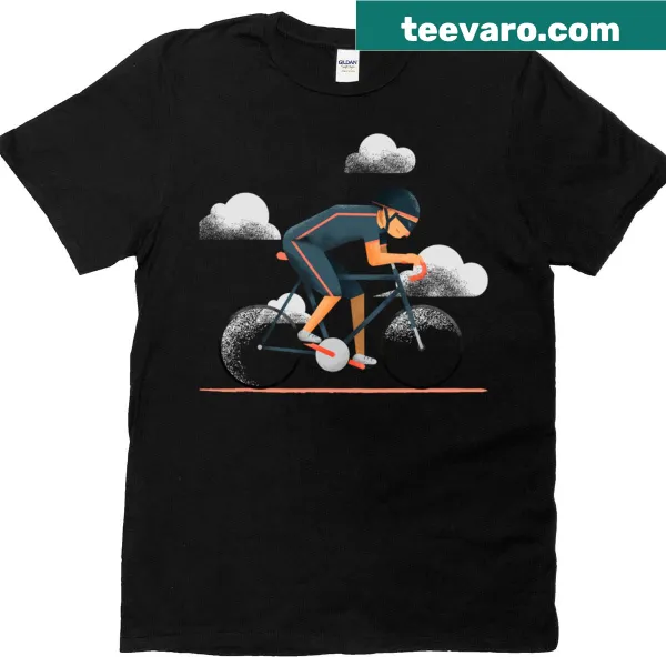 T-shirt with the humorous phrase 'Tour De Nowhere' printed