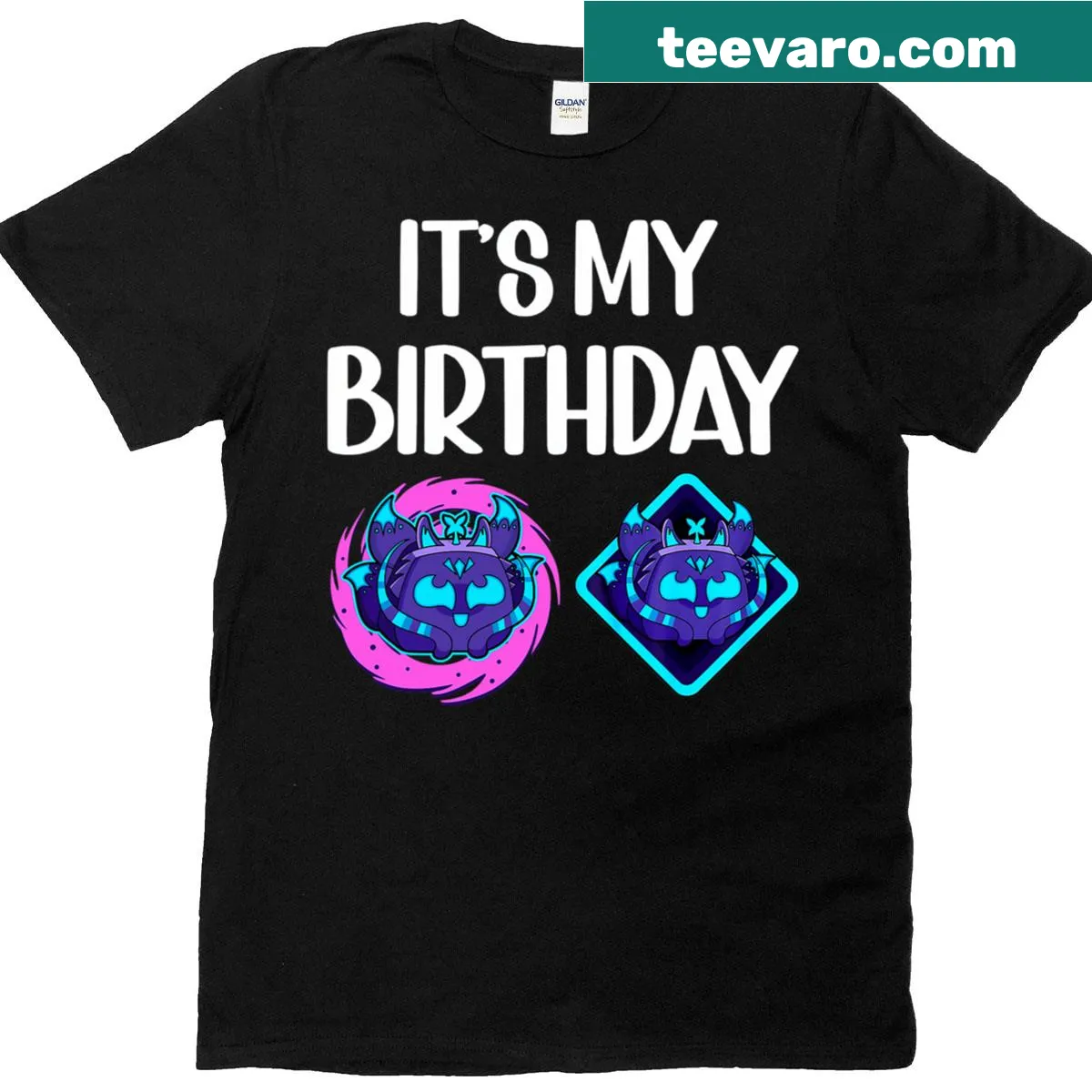 Birthday T-shirt featuring Blox Fruit design, perfect for celebrations — on a men's t-shirt