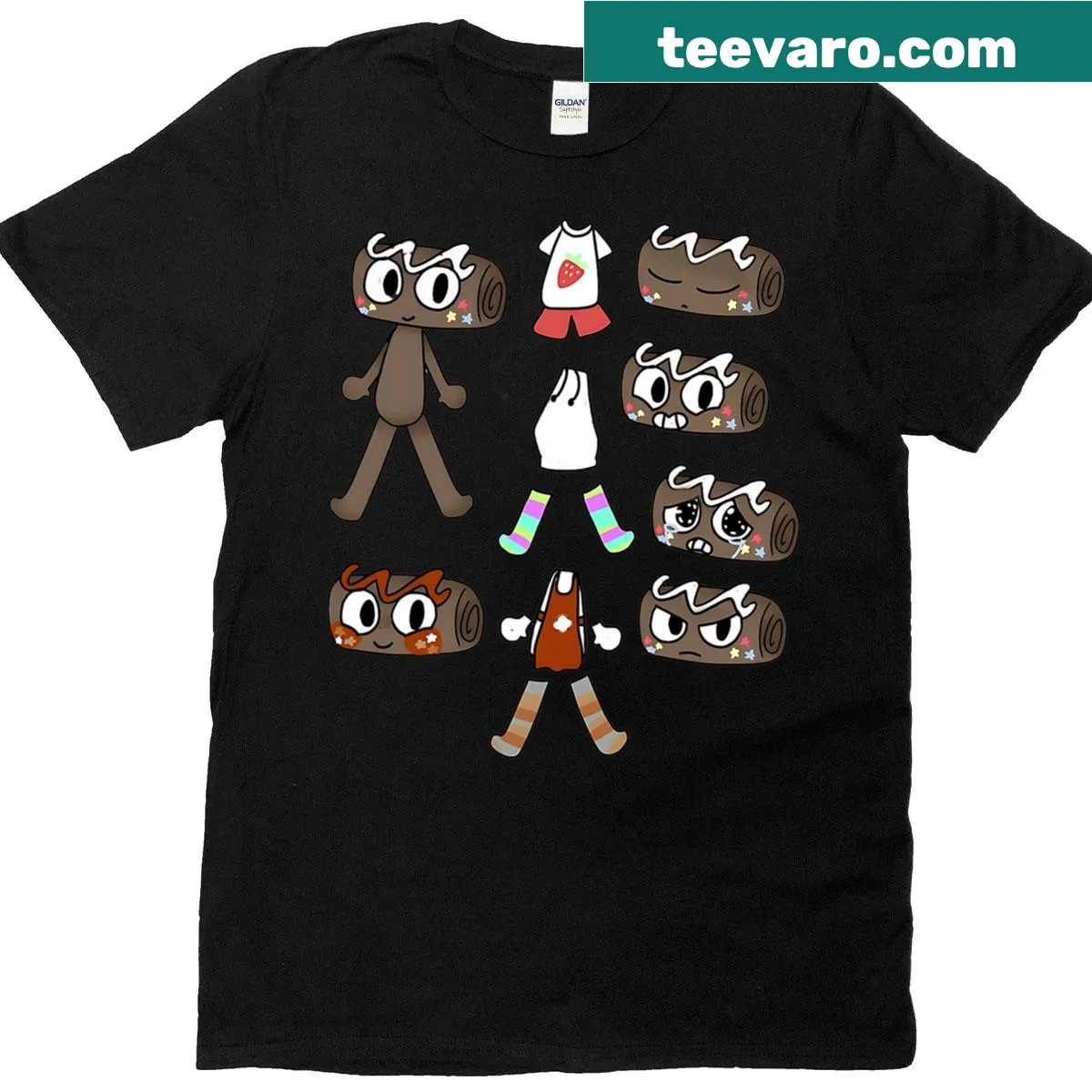 Cute T-shirt featuring Cosmo from Dandy's World — on a men's t-shirt