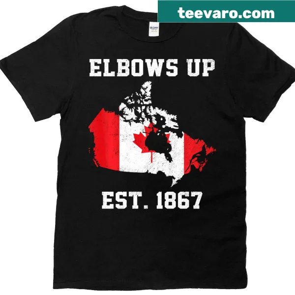 Proud Canadian T-shirt emphasizing national pride