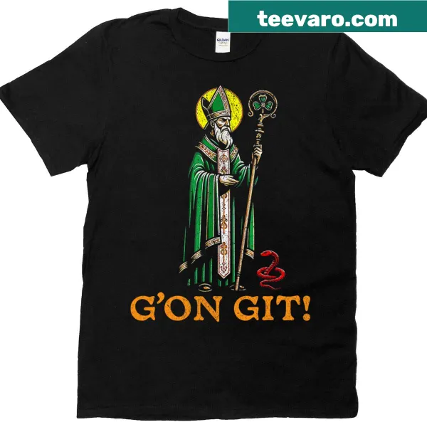 Humorous snake design for St. Patrick's Day.