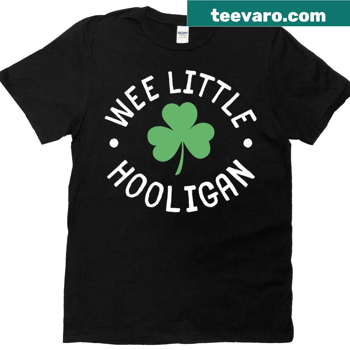 Adorable St. Patrick's Day kids shirt with hooligan design — on a men's t-shirt