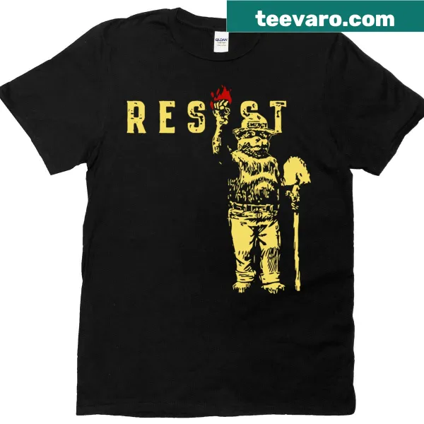 Support Smokey Bear t-shirt featuring a classic design.