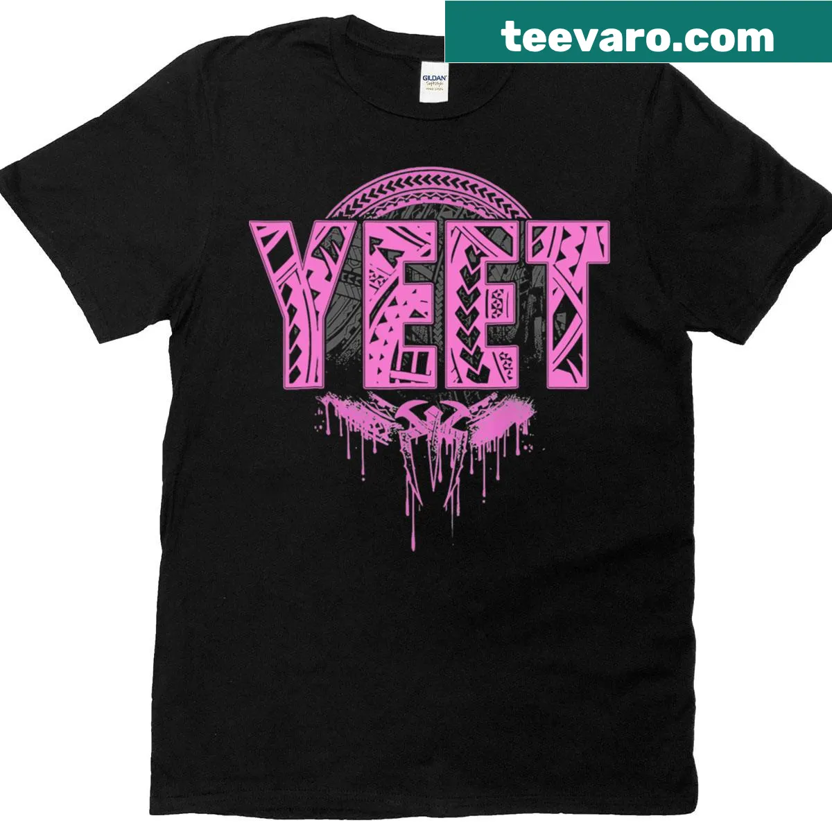 Funny vintage Yeet graphic T-shirt for men — on a men's t-shirt