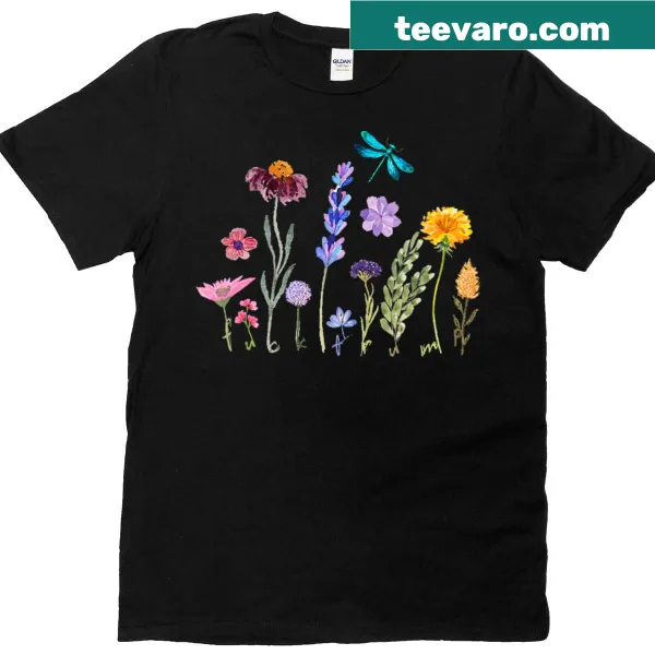 Watercolor anti-Trump design on women's vintage V-neck shirt