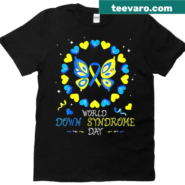 World Down Syndrome Day awareness T-shirt for men