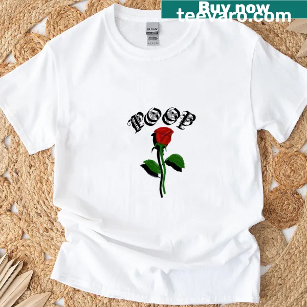 T-shirt featuring the phrase A Rose By Anyother Name