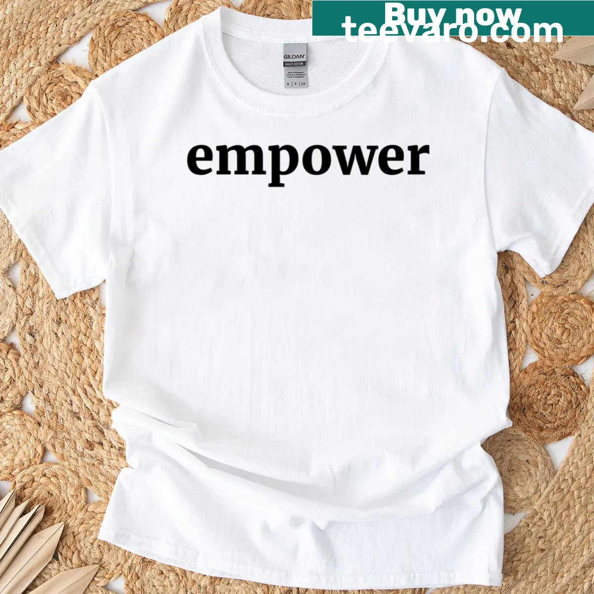 Inspirational typography design on a T-shirt — on a men's t-shirt