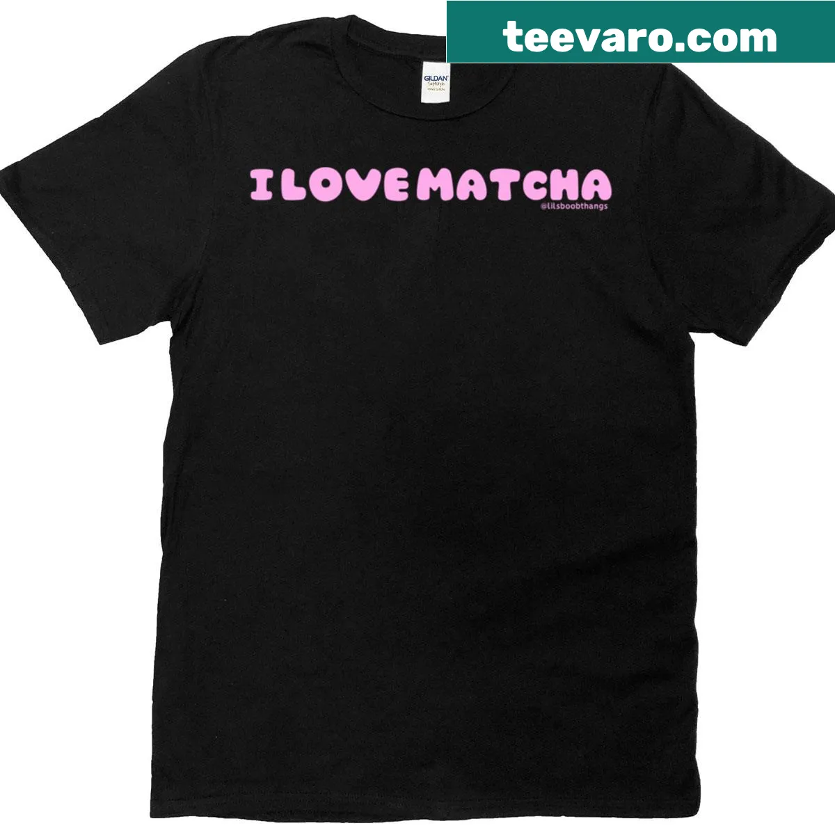 Typography shirt expressing love for matcha — on a men's t-shirt