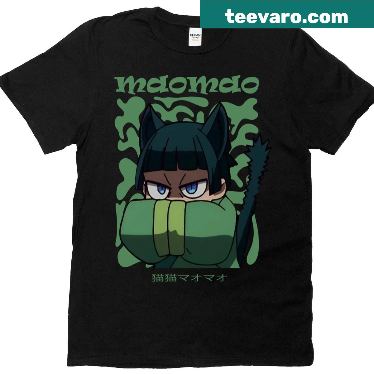 Maomao The Apothecary Diaries t-shirt with character illustration — on a men's t-shirt