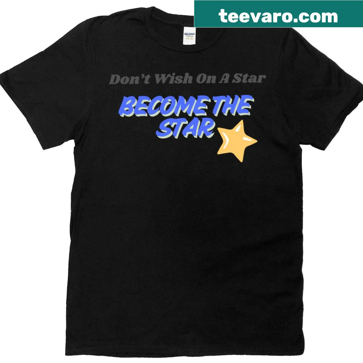 Inspirational text on a motivational T-shirt — on a men's t-shirt