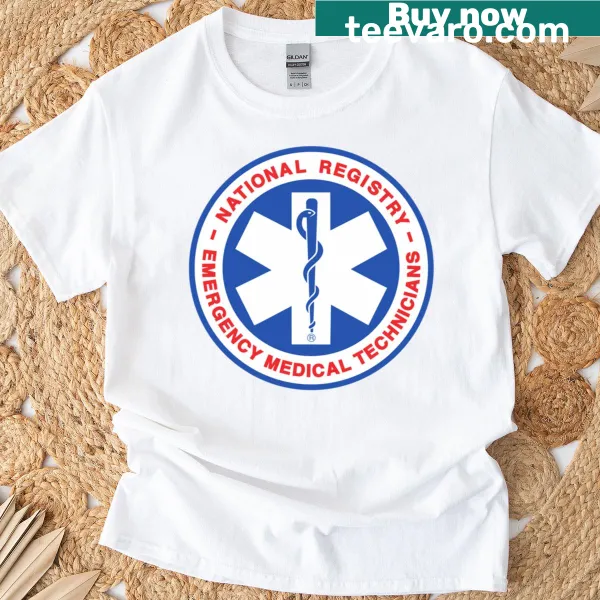 Text design representing National Registry on T-shirt