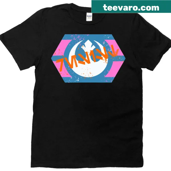 Bold Resistance T-shirt with prominent lettering for strong statements