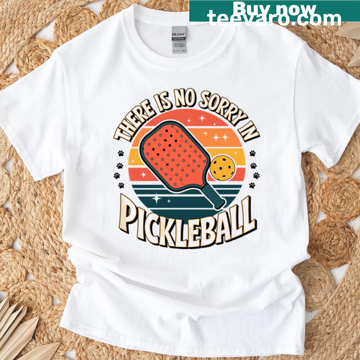 Funny typography T-shirt saying 'There Is No Crying In Baseball' — on a men's t-shirt
