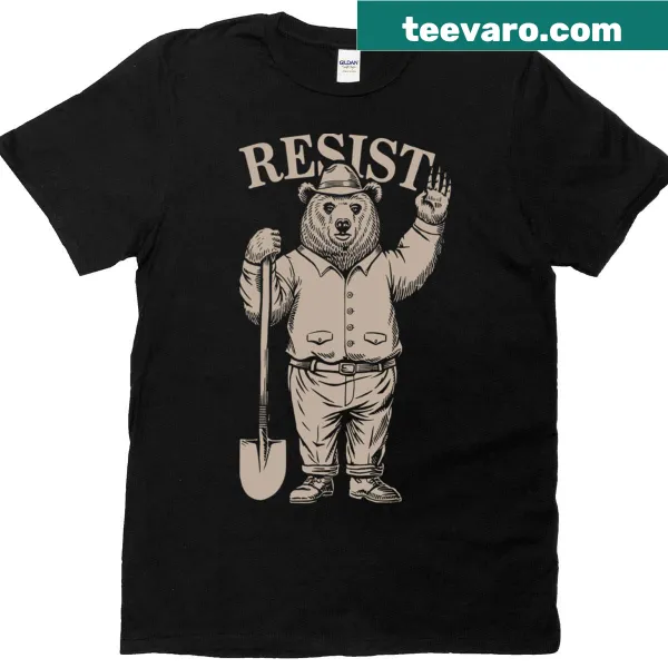 Cartoon Smokey Bear t-shirt promoting conservation