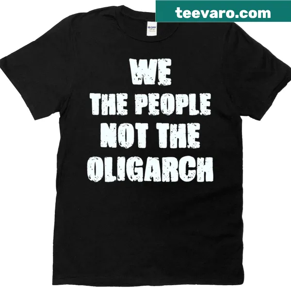 Typographic T-shirt emphasizing democracy and civic responsibility