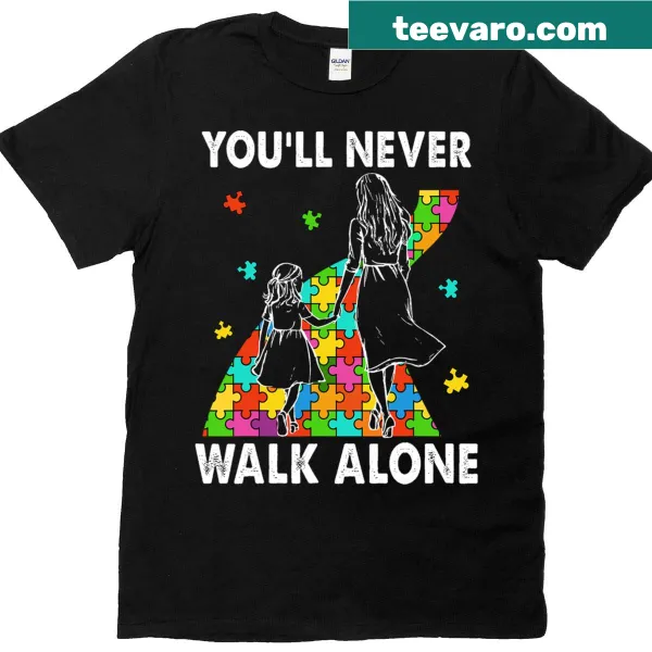 Supportive Autism Mom t-shirt with meaningful message