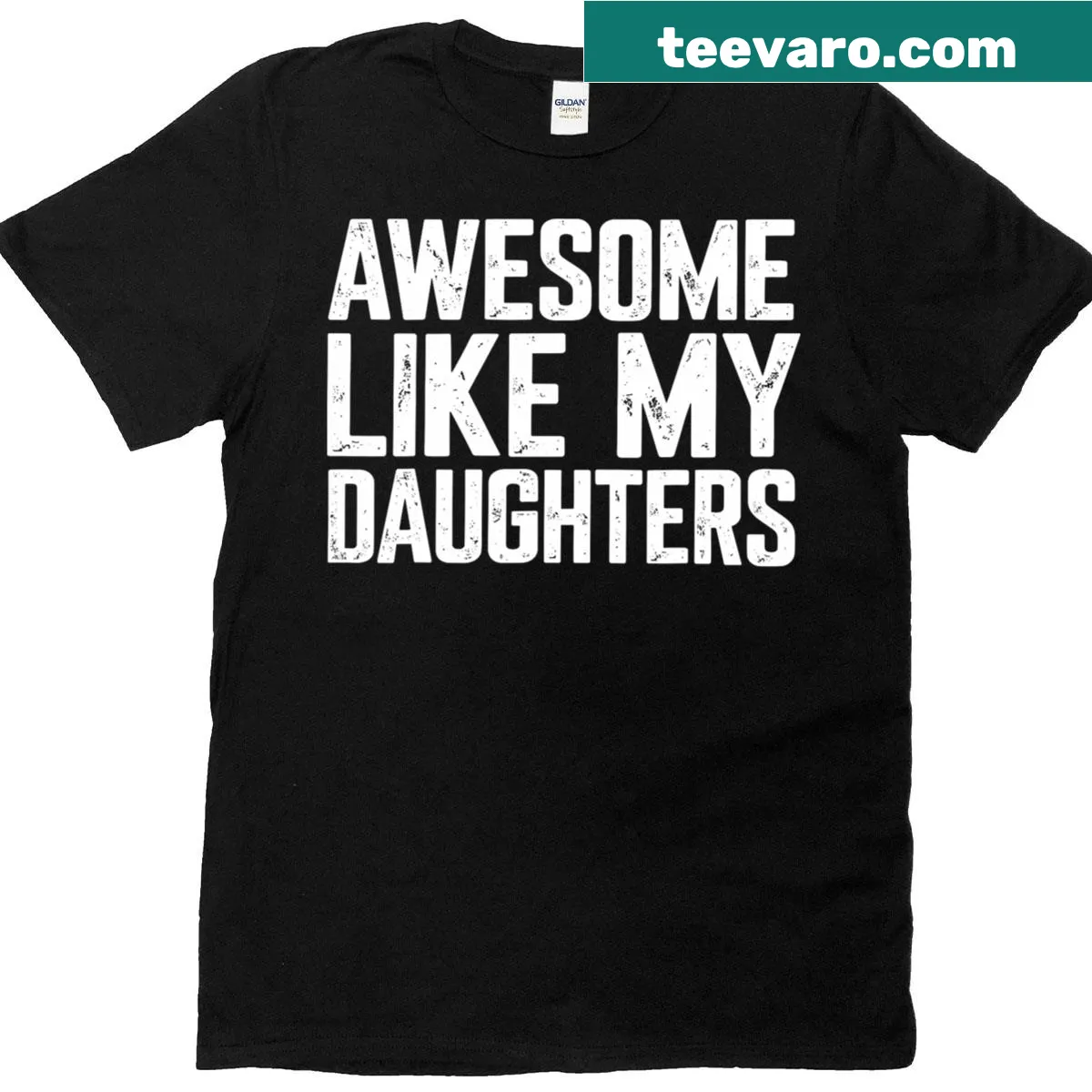 Funny T-shirt for dads with a humorous slogan about fatherhood — on a men's t-shirt