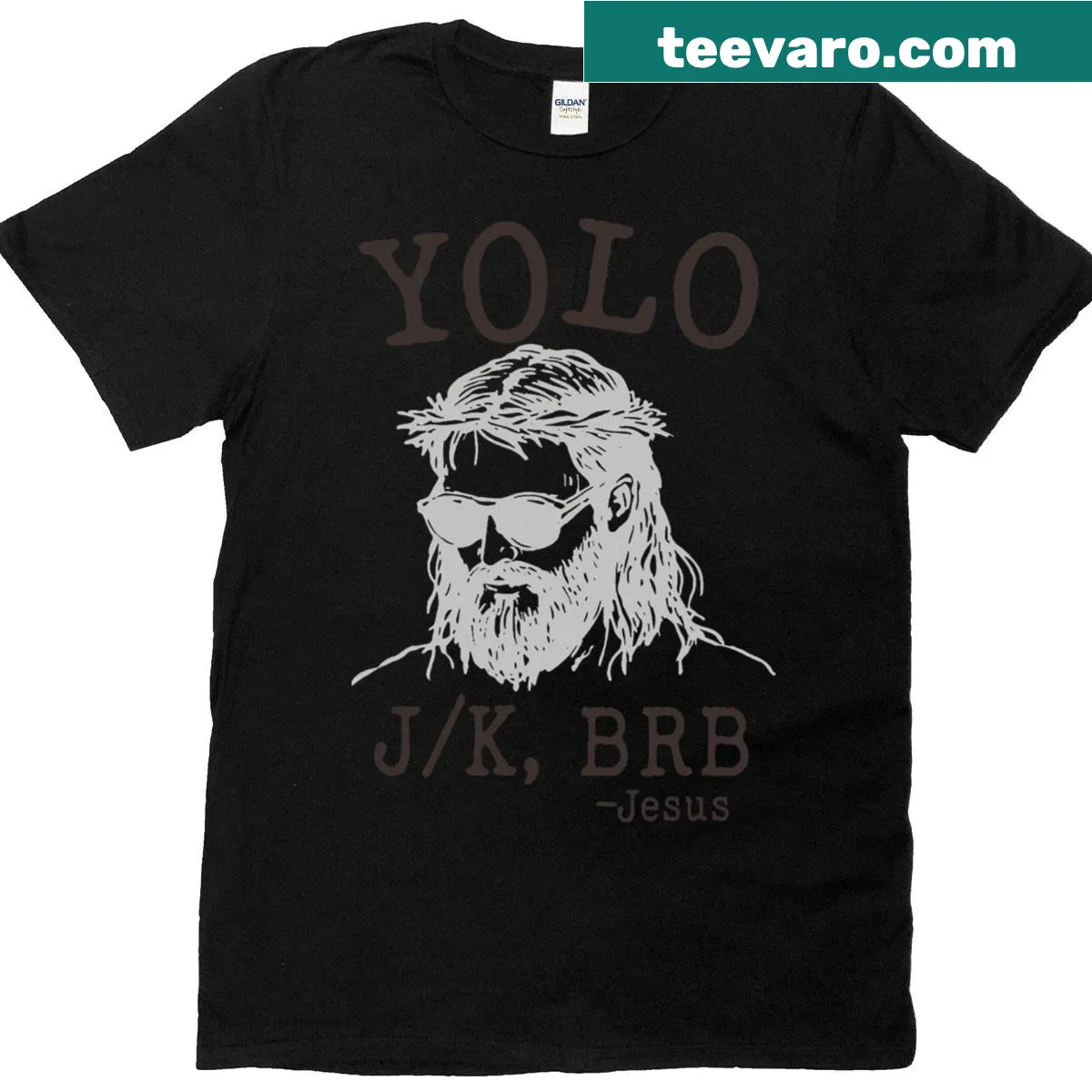 Funny Easter t-shirt with humorous phrases and Easter symbols — on a men's t-shirt