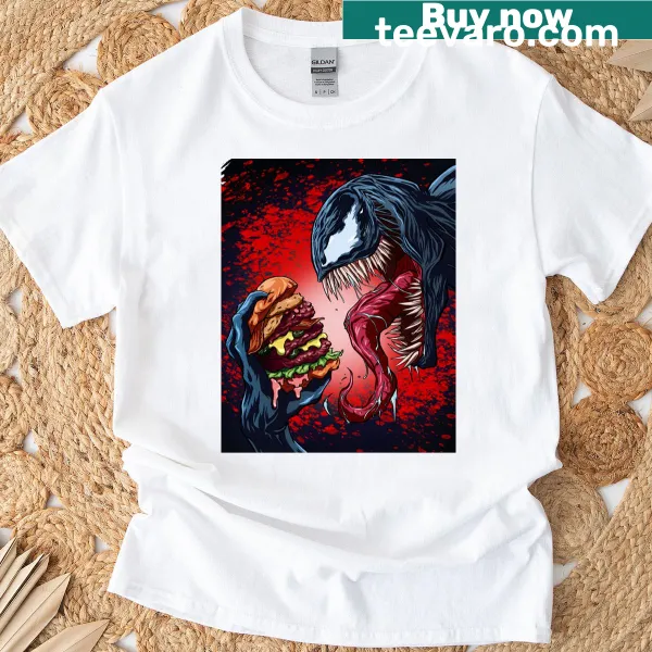 Playful T-shirt with a delicious burger graphic