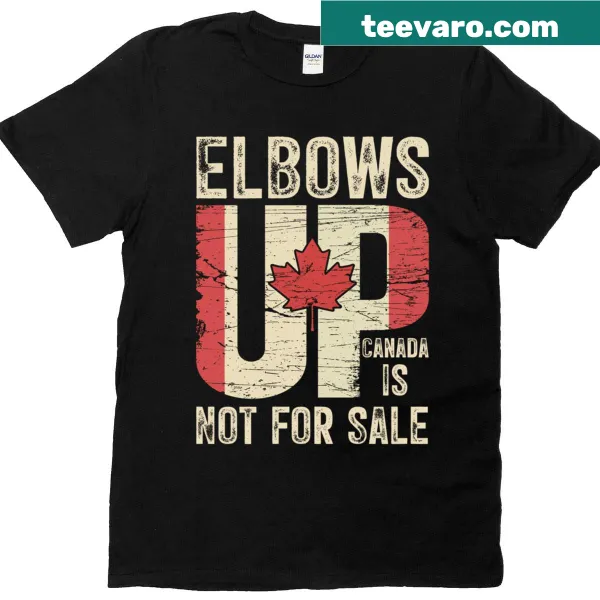 Patriotic T-shirt with 'Canada Is Not For Sale' text