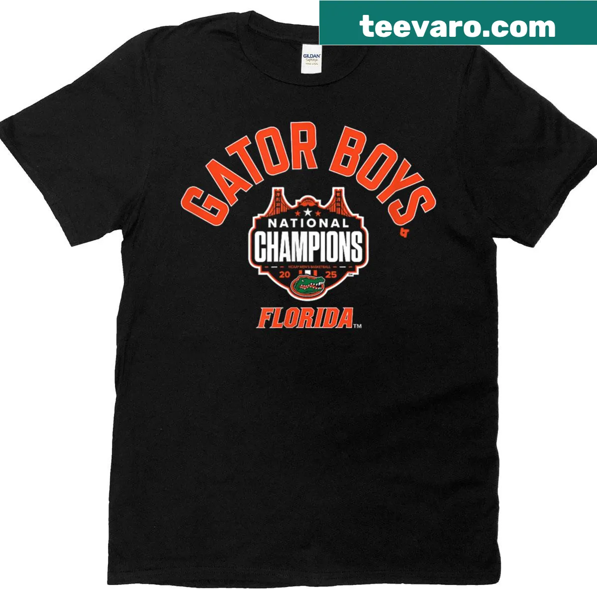 Florida Gators National Champion Gator Boys T-shirt — on a men's t-shirt