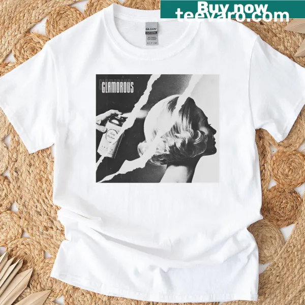 Elegant glamorous typography t-shirt in stylish font